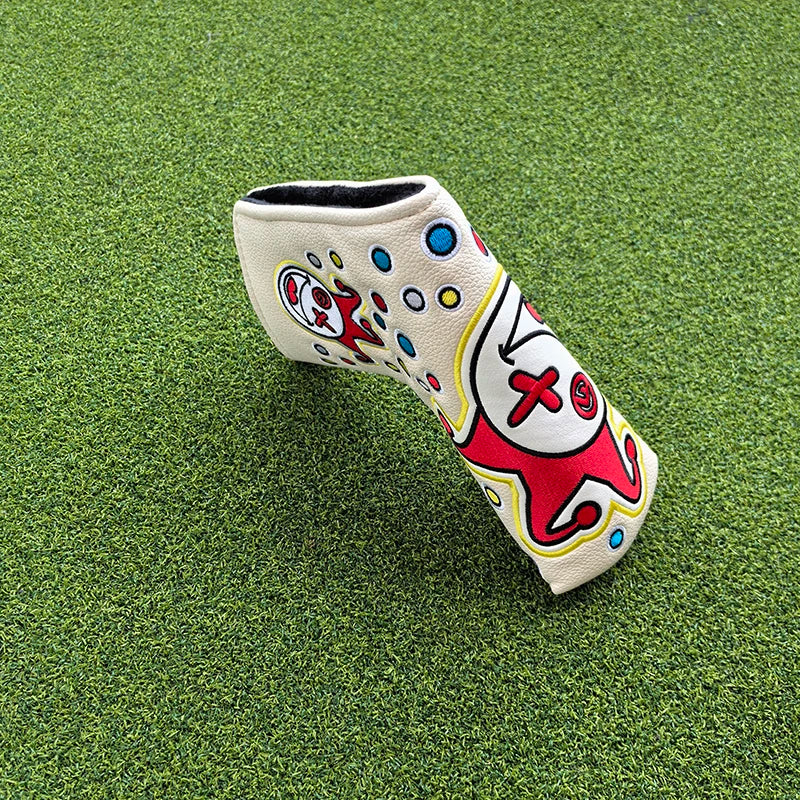 Cartoon Clowns golf club head cover putter sleeve magnetic closed stable supply, fast shipping