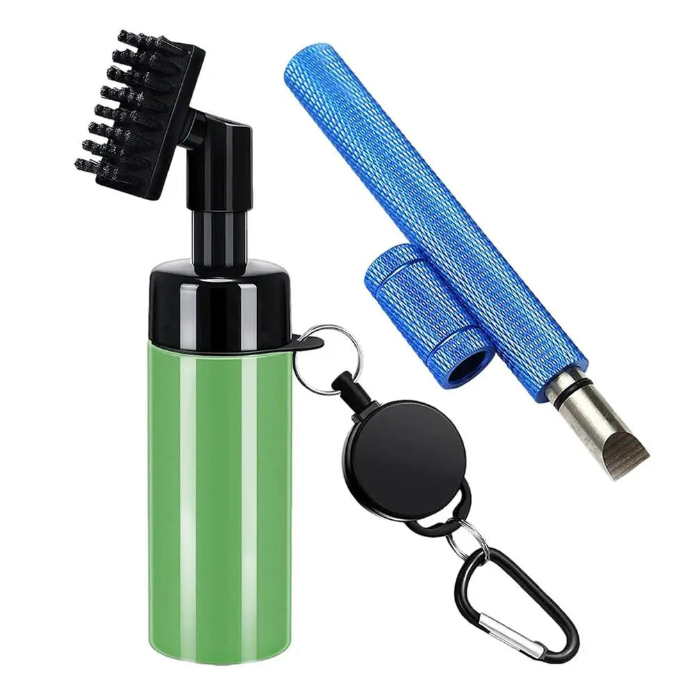 Golf Club Bottle Brush Spray Water Bottle Golf Club Cleaner Brush Convenient And Adjustable Golf Club Cleaning Brush For Club