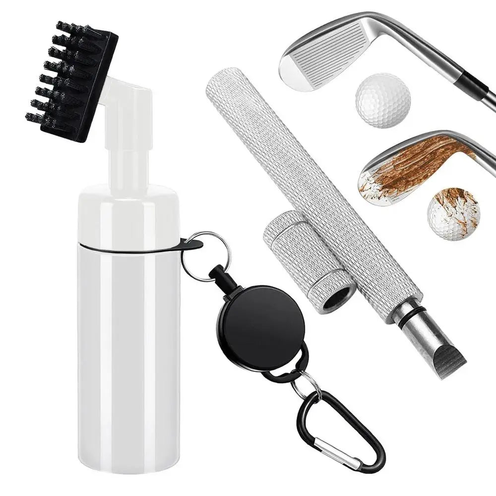 Golf Club Bottle Brush Spray Water Bottle Golf Club Cleaner Brush Convenient And Adjustable Golf Club Cleaning Brush For Club