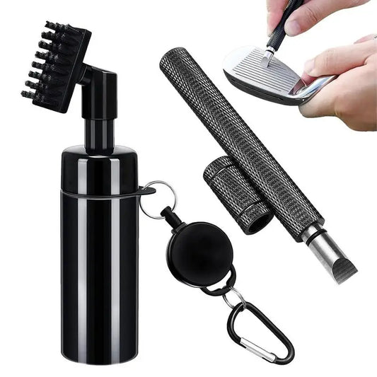 Golf Club Bottle Brush Spray Water Bottle Golf Club Cleaner Brush Convenient And Adjustable Golf Club Cleaning Brush For Club